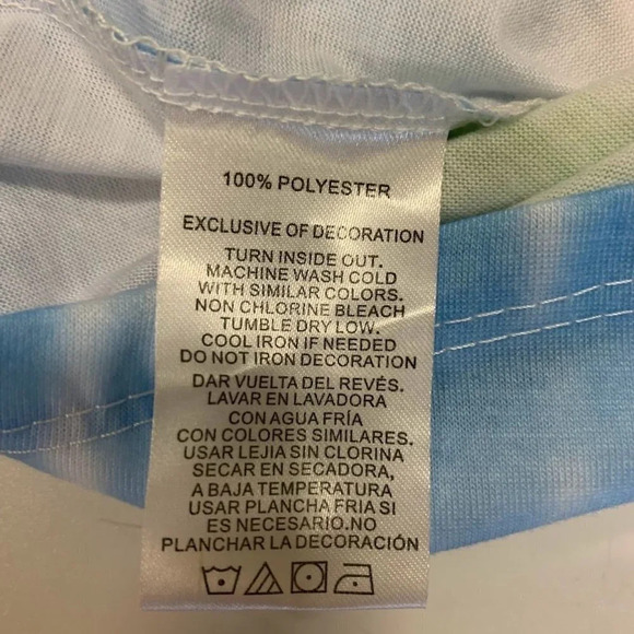 Hind Girls Tie Dye Girls Run The World Relax Tank Top Size L NWT - Picture 11 of 16